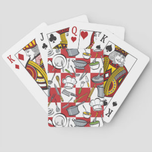 Kitchen Tools Check Playing Cards