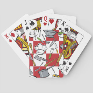 Kitchen Tools Check Playing Cards