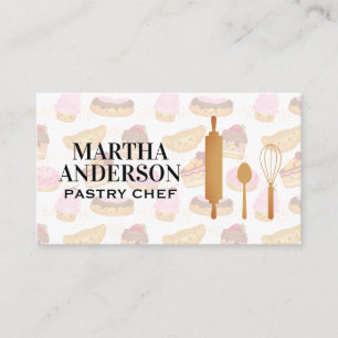 Kitchen Tools Cute Pastries Business Card