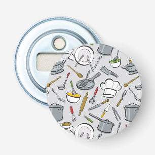 Kitchen Tools Pattern Bottle Opener