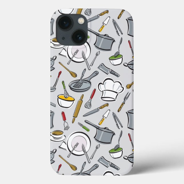 Kitchen Tools Pattern Case-Mate iPhone Case (Back)