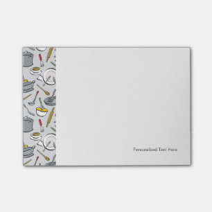 Kitchen Tools Pattern Post-it Notes