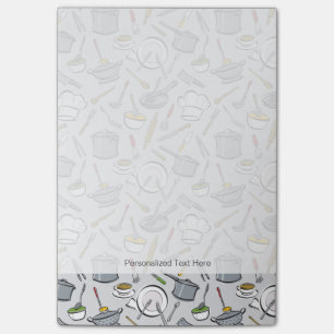 Kitchen Tools Pattern Post-it Notes