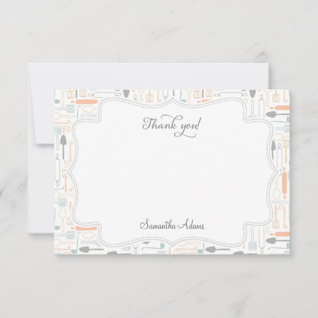 Kitchen Tools Thank You Card (Front)