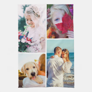 Kitchen Towel 4 Photo Rounded Template