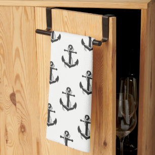 Kitchen Towel-Anchors Tea Towel