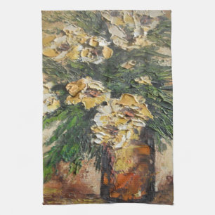 Kitchen Towel Ann Hayes Painting Yellow Flowers