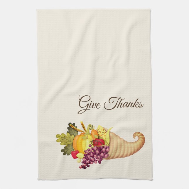 Kitchen Towel-Autumn Tea Towel (Vertical)