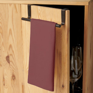Kitchen Towel-Burgundy Red Tea Towel