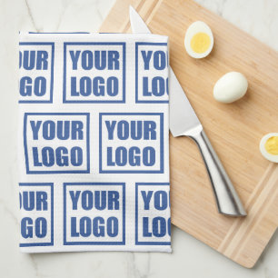 Kitchen Towel Business Logo Pattern Template