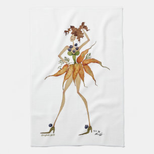 Kitchen towel "Carrots"
