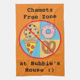 Kitchen Towel "Chametz Free Zone"