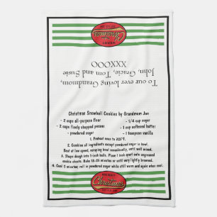 Kitchen Towel "Christmas Retro Dish Towel"