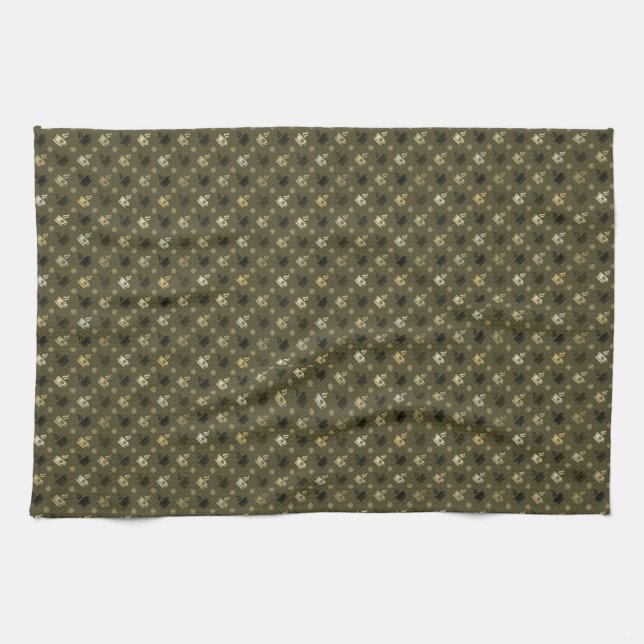 Kitchen Towel/Coffee Tea Towel (Horizontal)