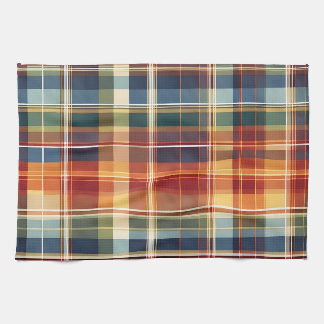Kitchen Towel Colourful Fall Autumn Holiday Print (Horizontal)