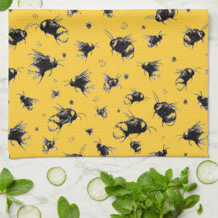 Kitchen Towel – Cute Bee Tea Towel for Everyday