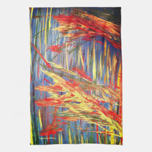 Kitchen Towel "Fire Dance"