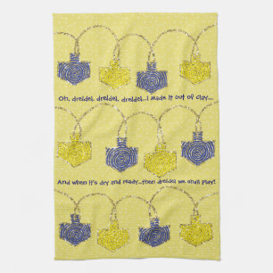Kitchen Towel "Hanukkah/Oh Dreidel"