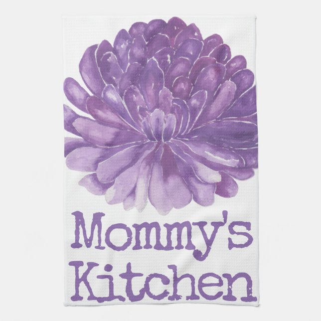 Kitchen Towel "Lavender Flower" (Vertical)