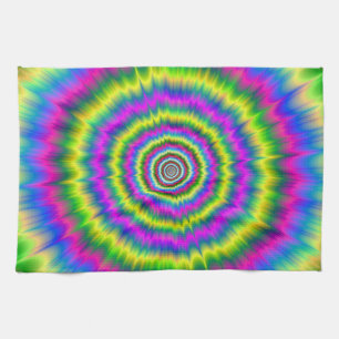 Kitchen Towel  Neon Explosion