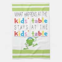 Kitchen Towel "Passover Kid's Table "