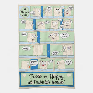 Kitchen Towel "Passover Matzah Joke "