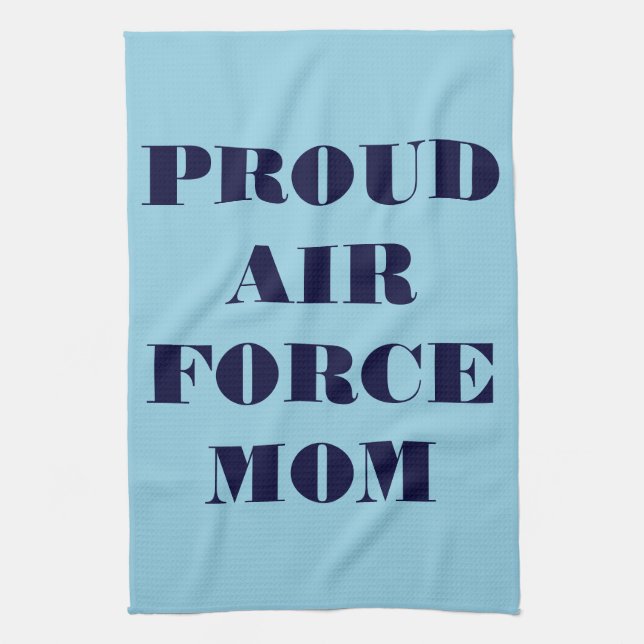 Kitchen Towel Proud Air Force Mum (Vertical)