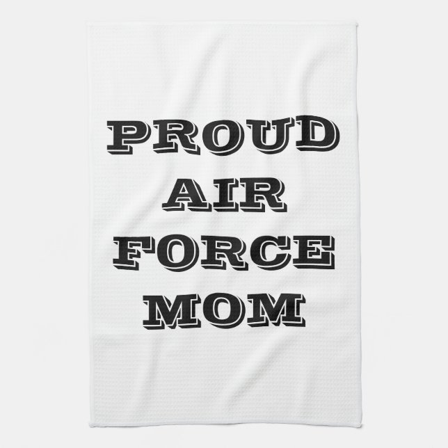 Kitchen Towel Proud Air Force Mum (Vertical)