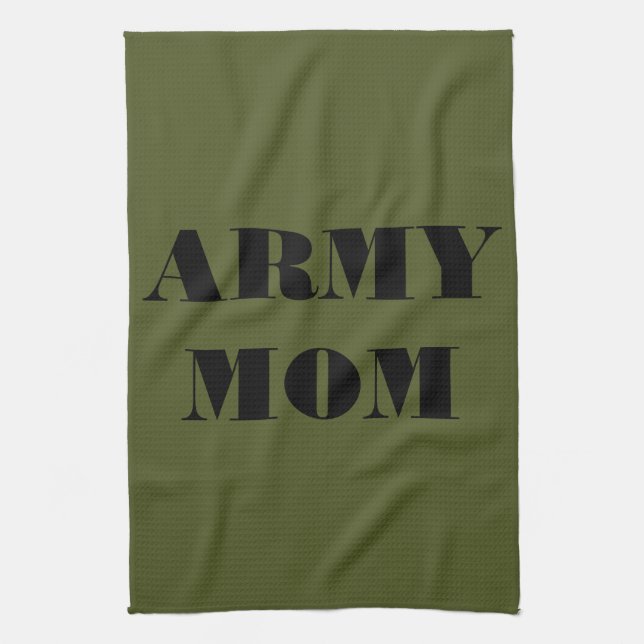 Kitchen Towel Proud Army Mum (Vertical)