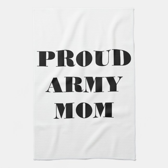 Kitchen Towel Proud Army Mum (Vertical)