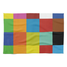 Kitchen Towel Square Colours