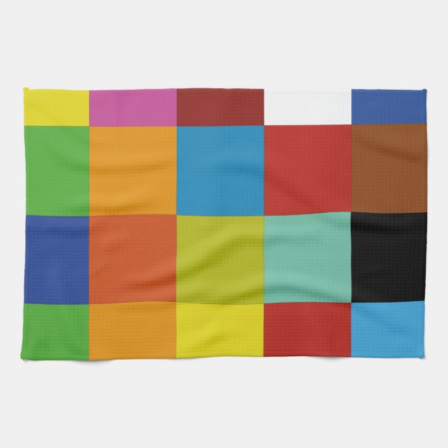 Kitchen Towel Square Colours (Horizontal)