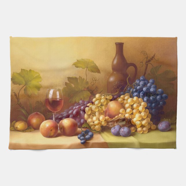 Kitchen Towel/Still Life Fruit Tea Towel (Horizontal)