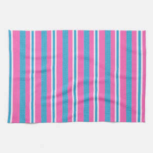 Kitchen Towel/Stripes and Polka Dots Tea Towel