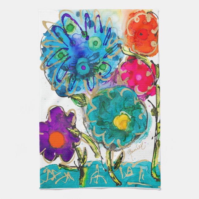Kitchen Towel Winking Lovitude (Vertical)