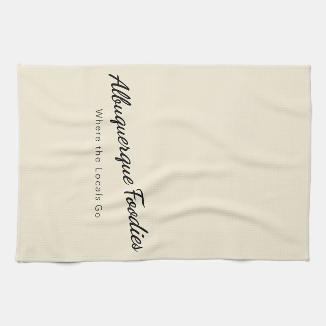 Kitchen Towel with Albuquerque Foodies Logo (Horizontal)