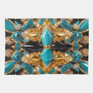 Kitchen towel with Bahamas Colours Design