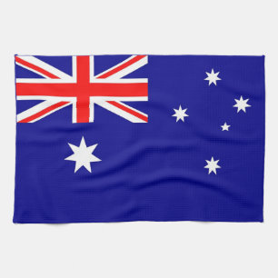 Kitchen towel with Flag of Australia