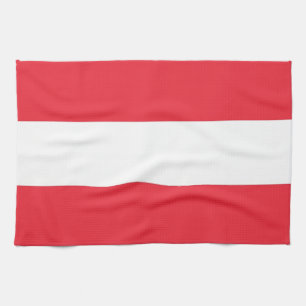 Kitchen towel with Flag of Austria