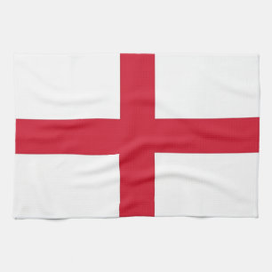 Kitchen towel with Flag of England
