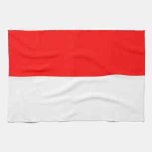 Kitchen towel with Flag of Indonesia