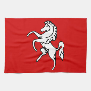 Kitchen towel with Flag of Kent, England