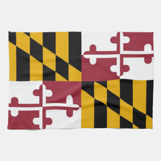 Kitchen towel with Flag of Maryland, U.S.A.
