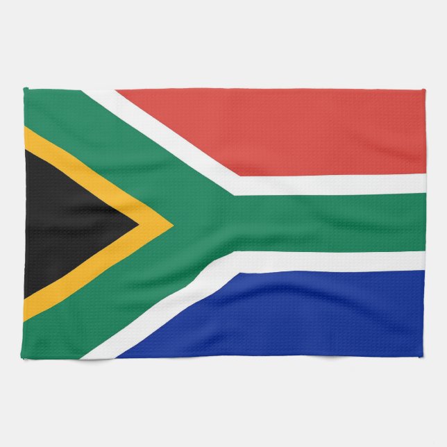 Kitchen towel with Flag of South Africa (Horizontal)