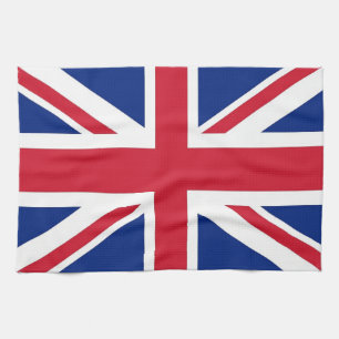Kitchen towel with Flag of United Kingdom
