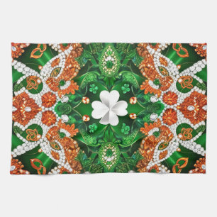 Kitchen towel with Ireland Colours Design