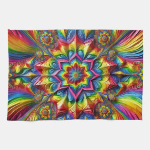 Kitchen towel with LGBTQ Colours Design
