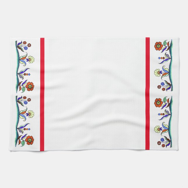 Kitchen Towel with Meadow Flower decoration (Horizontal)