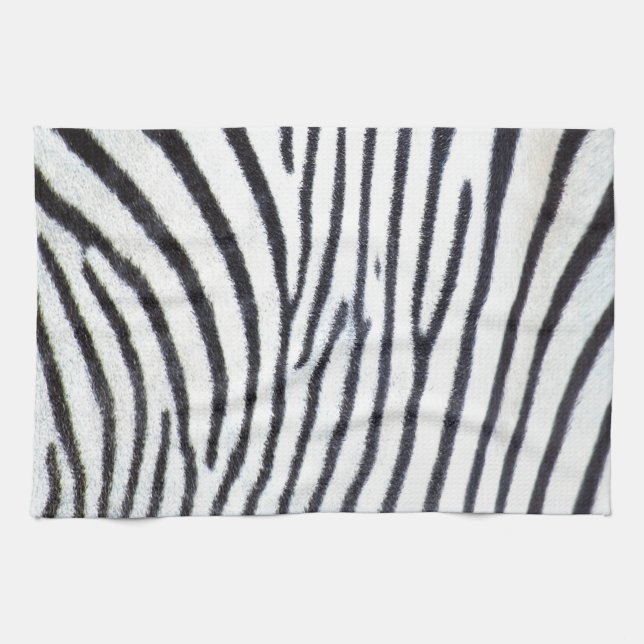 Kitchen towel with Zebra Design (Horizontal)