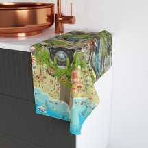 Kitchen Towels Colourful wespebeach